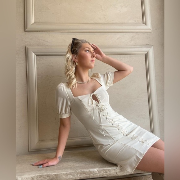 Backyard Roses Oak Mini Dress - Picture 6 of 7